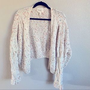 Jessica Simpson Pom Cardigan